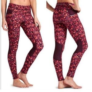 Athleta Triangular Be Free Pattern Leggings XS